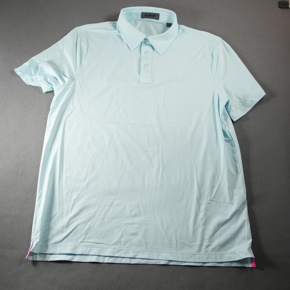 G/FORE Men's Light Blue Polo Shirt - Picture 3 of 13